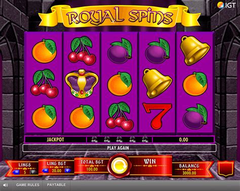 royal casino free spins